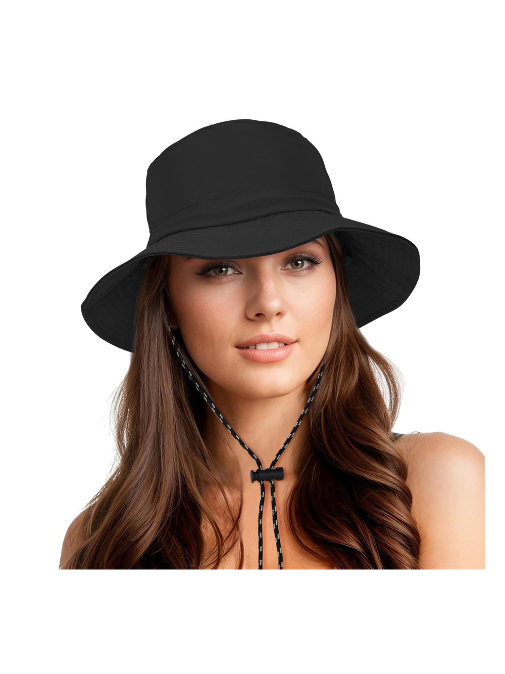 Waterproof Bucket Hats for Woman UPF 50+ Sun Hat | UV | Black | Size OS